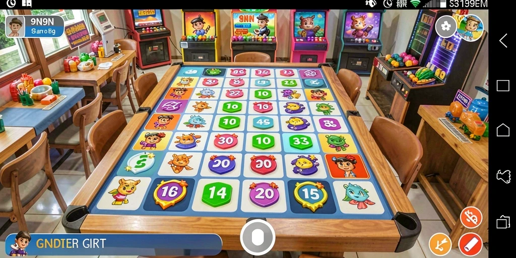 Tampilan gameplay seru dalam aplikasi Bingo 9N9N.