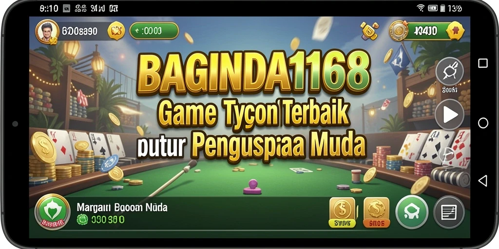Screenshot utama BAGINDA168 menampilkan gameplay Tycoon yang menarik.