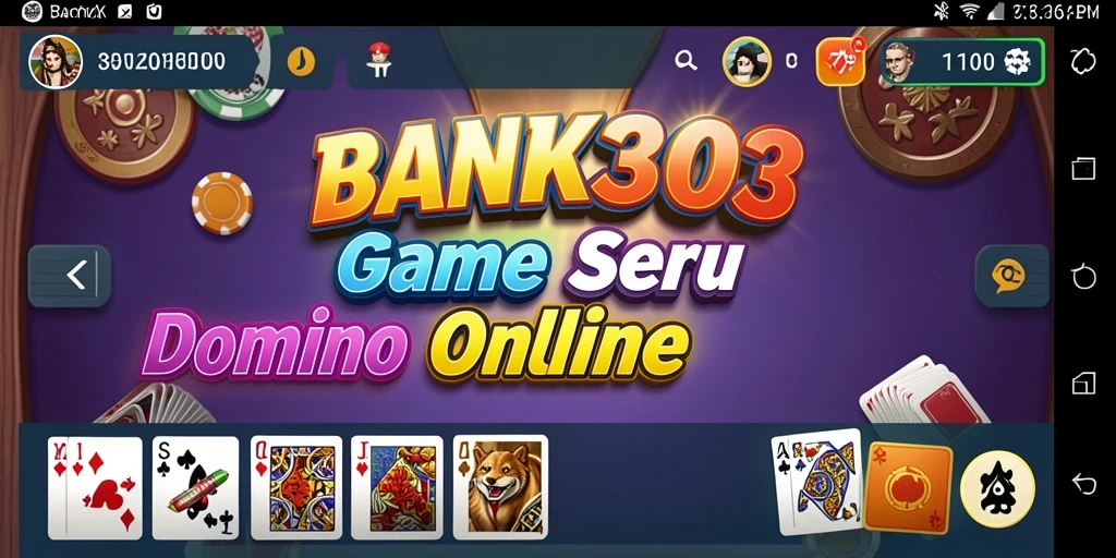 Screenshot gameplay dominon yang menarik dan interaktif dari BANK303.