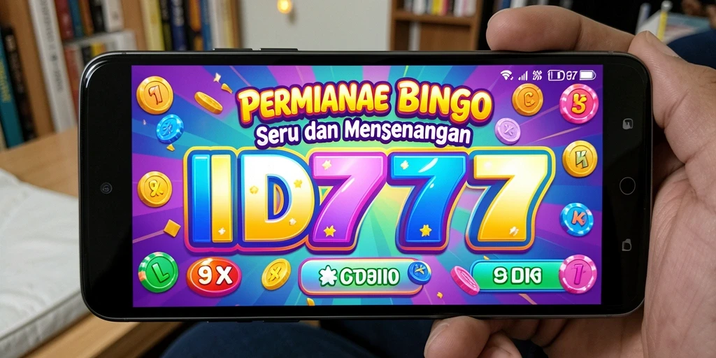 Screenshot ID777 menunjukkan gameplay Bingo yang seru dan interaktif.