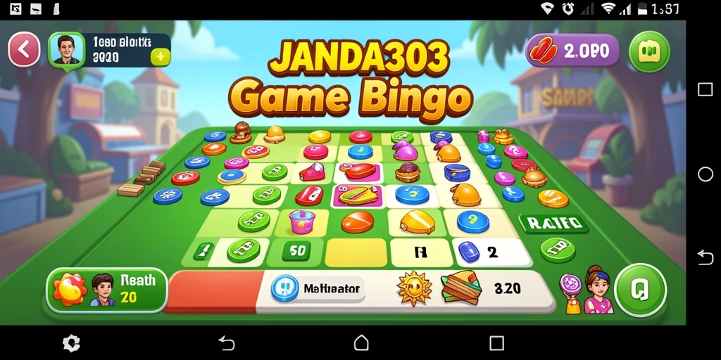 Screenshot gameplay JANDA303 menampilkan suasana seru permainan Bingo.