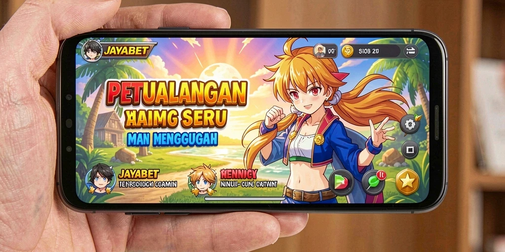 Tampilan gameplay menarik dari JAYABET yang penuh warna.