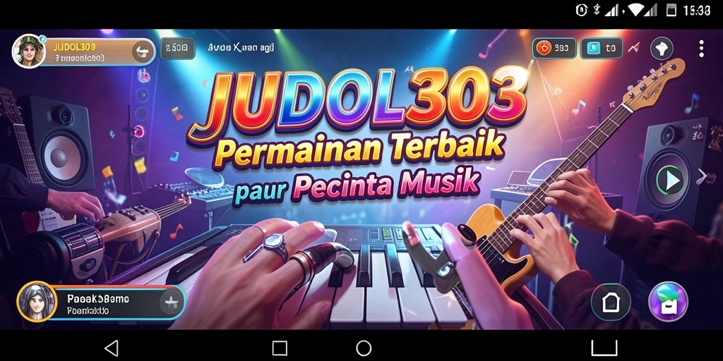 Screenshot gameplay JUDOL303 yang menampilkan aksi bermain musik
