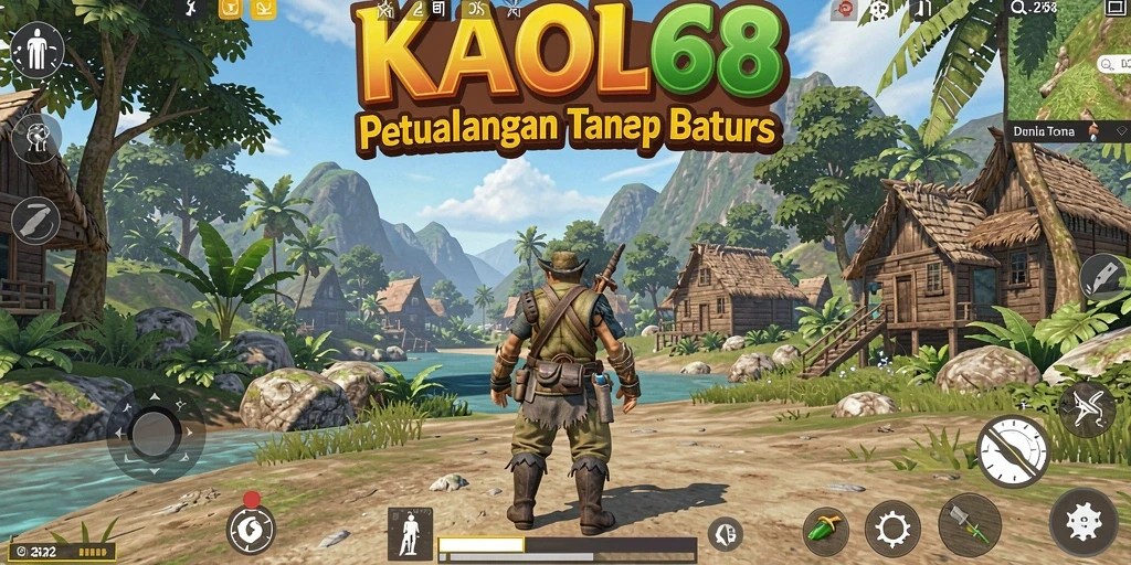 Tampilan gameplay yang menakjubkan dari KAOL68 di dunia terbuka.