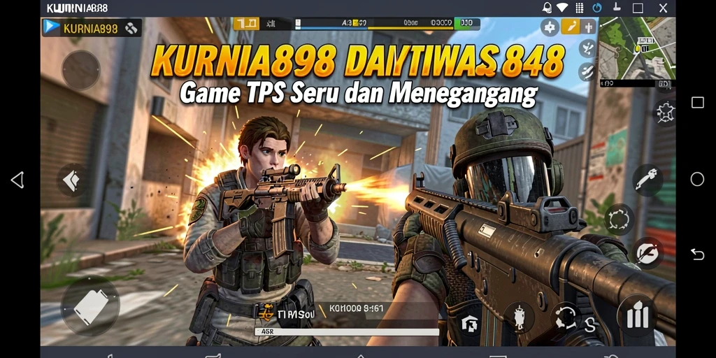 Tangkapan layar KURNIA898 menampilkan aksi seru dalam gameplay TPS.