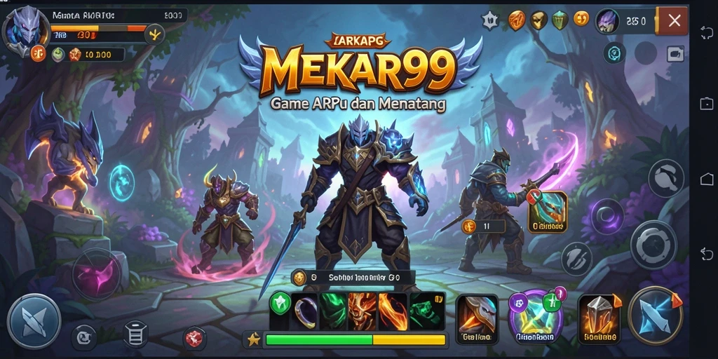 Gameplay seru di dunia fantasi MEKAR99.