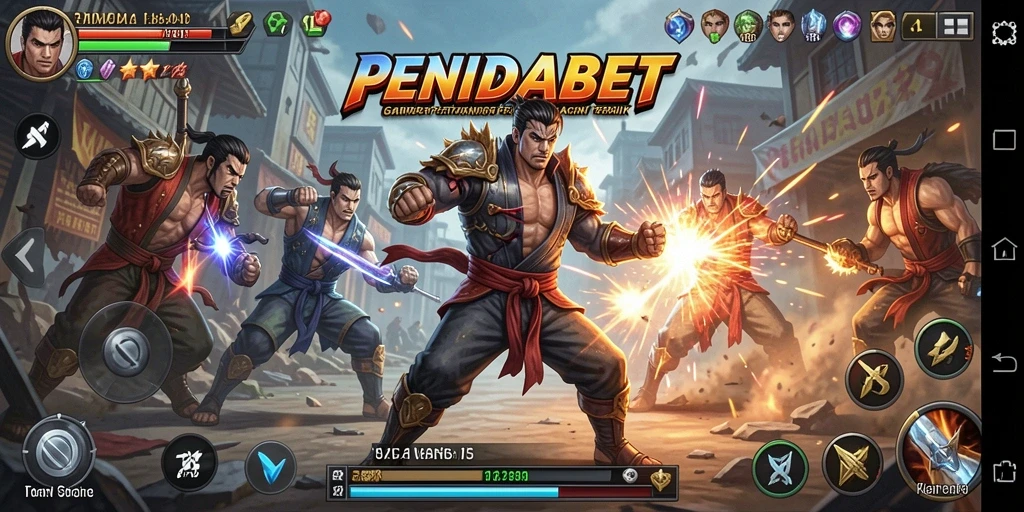 Tampilan gameplay menarik dari game Fighting PENIDABET.