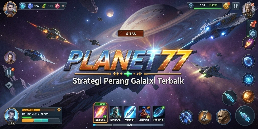Tampilan gameplay <strong>PLANET77</strong> yang mendebarkan dan strategis.