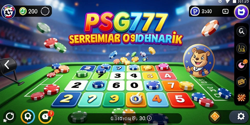 Tampilan gameplay seru dan interaktif dari PSG77 yang menampilkan Bingo.
