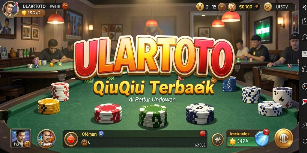 Tampilan layar permainan ULARTOTO dengan pengalaman QiuQiu seru.